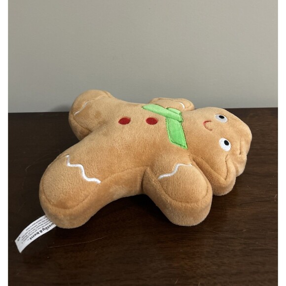 Huxley & Kent GingerBread Man Squeaky Plush Dog Toy Christmas 9” - Picture 2 of 7
